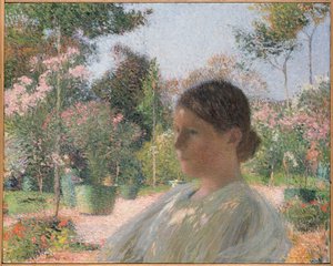 No Jardim, ca 1904. de Henri Martin