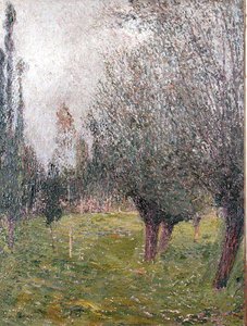 Paisagem com árvores (óleo sobre tela) de Henri Martin
