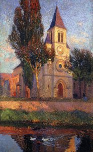 A igreja em Labastide du Vert; A Igreja da Bastide du Vert, de Henri Martin