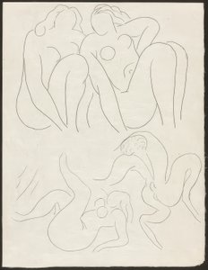 Um Fauno à Tarde, prato quinze de Poesies de Mallarmé de Henri Matisse