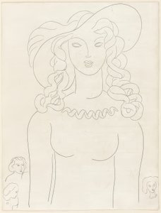 Aparição, prato três de Poesies de Mallarmé de Henri Matisse