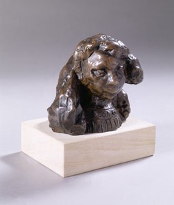 Busto de Fillette (Margarida), c.1905-06 (bronze com pátina castanha) de Henri Matisse