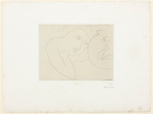Cabeça de peixe e taça de peixe de Henri Matisse