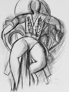 Bailarina a descansar num cadeirão de Henri Matisse