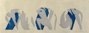 A dança, cinzento, azul, branco de Henri Matisse