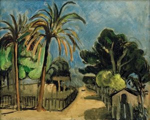 Jardim inglês em Nice de Henri Matisse