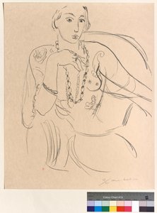 Mulher com colar de Henri Matisse