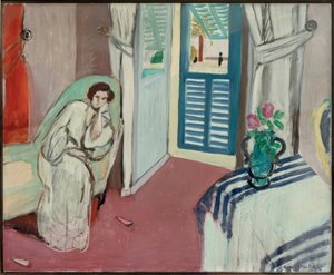Mulher no sofá de Henri Matisse