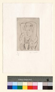 Menina, com os braços sobre a cabeça de Henri Matisse