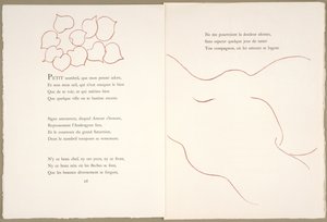 Florilège dos Amores de Ronsard, 29 de novembro de Henri Matisse