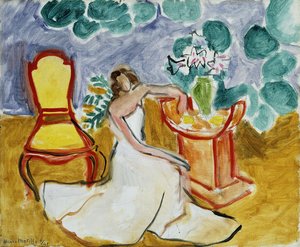Rapariga com um vestido branco de Henri Matisse