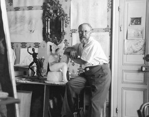Henri Matisse, o pintor (fotografia a preto e branco) de Henri Matisse