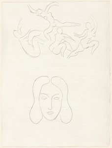 Hérodiade, Scène lV, placa treze de Poesies de Mallarmé de Henri Matisse