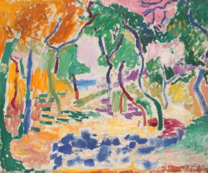 Paisagem perto de Collioure. Estudo para «A alegria de viver» de Henri Matisse