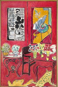 Interior vermelho grande de Henri Matisse