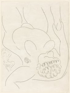 Le Pitre Châtié, prato quatro de Poesies de Mallarmé de Henri Matisse