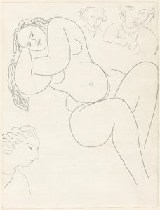 Le Sonneur, prato oito de Poesies de Mallarmé de Henri Matisse