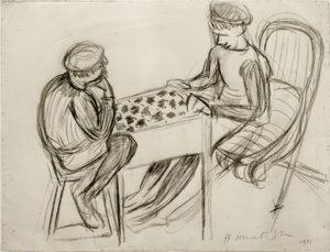 Jogadores de damas de Henri Matisse