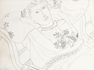 Lydia com uma blusa romena de Henri Matisse