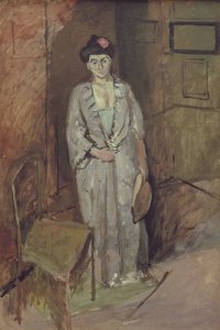 Madame Matisse en Japonaise (A senhora japonesa) 1901 (óleo sobre tela) de Henri Matisse