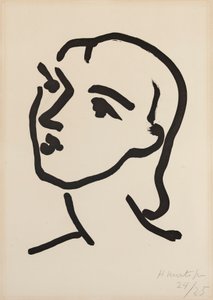 Nádia com cabelo liso de Henri Matisse