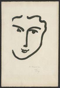 Nadia com o sorriso alegre de Henri Matisse