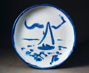 Taça com tema náutico de Henri Matisse