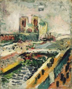 Notre-Dame, c.1900 (óleo sobre tela) de Henri Matisse