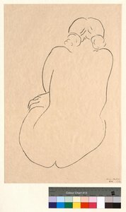 Nu sentado, visto de costas de Henri Matisse