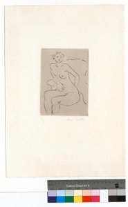 Nu numa poltrona, mão esquerda de Henri Matisse