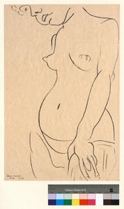 Nu, com o rosto cortado de Henri Matisse