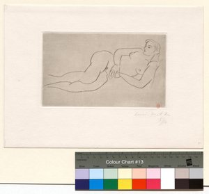 Nu deitado de Henri Matisse