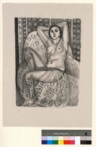 Odalisca sentada com saia de tule de Henri Matisse