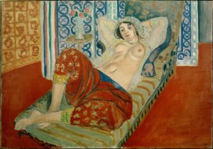 Odalisca com culotes vermelhos de Henri Matisse