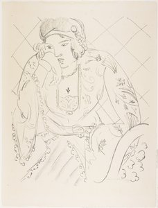 Oriental com cruz trifoliada de Henri Matisse