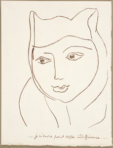 Página de Cartas Portuguesas de Henri Matisse