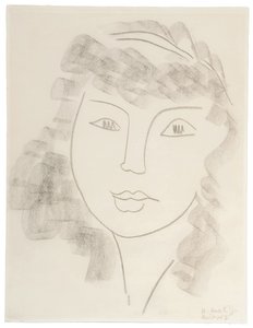 Retrato de uma mulher; Portrait de Femme de Henri Matisse