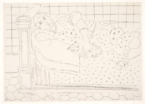 Repouso, figura com Gika de Henri Matisse