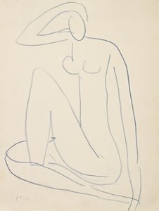 Figura feminina sentada de Henri Matisse