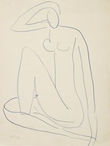 Figura feminina sentada de Henri Matisse