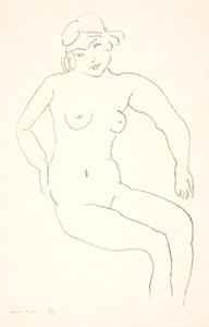 Nu feminino sentado de Henri Matisse