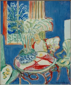Interior pequeno em azul de Henri Matisse