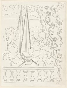 Soupir, prato cinco de Poesies de Mallarmé de Henri Matisse