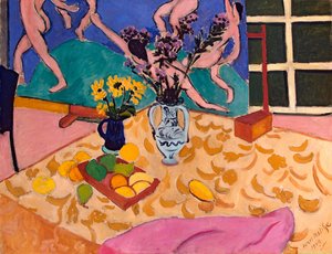 Natureza morta com "Dança de Henri Matisse