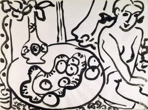 Natureza morta com um nu de Henri Matisse
