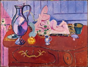 Natureza morta com jarro de estanho de Henri Matisse