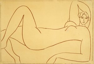 Estudo a partir do Nu cor-de-rosa de Henri Matisse