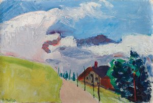 Paisagem suíça (percurso de Chezieres a Villars) de Henri Matisse