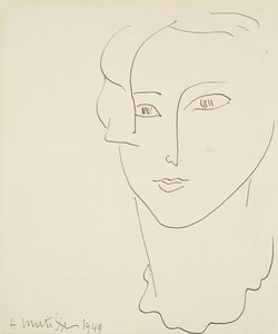 Cabeça de mulher de Henri Matisse
