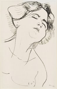 Cabeça de mulher, olhos fechados de Henri Matisse